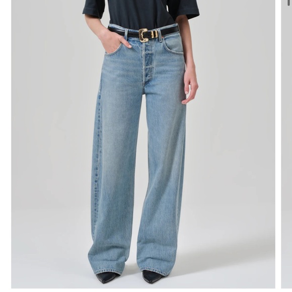 Citizens of Humanity Ayla Baggy Jeans Women’s 29 Blue Light Wash Denim Skylights - Picture 1 of 5